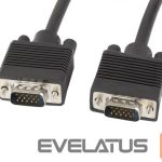 Monitoriaus priedas Lanberg  VGA Cable, Dual-Shielded Ferrite Core | CA-VGAC-10CC-0018-B | VGA to VGA | 1.8 m 