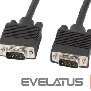 Monitoriaus priedas Lanberg  VGA Cable, Dual-Shielded Ferrite Core | CA-VGAC-10CC-0018-B | VGA to VGA | 1.8 m 