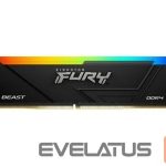 DDR4 atmintis Kingston  KF436C18BB2A/32  32GB 3600MT/s DDR4 CL18 DIMM FURY Beast RGB | 