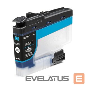 Eksploatacinės medžiagos spausdintuvams Brother  LC424C | Ink Cartridge | Cyan 