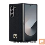 Nugarėlės dėklai DKNY - DKNY PU Leather Repeat Pattern Stack Logo MagSafe Case for Samsung Galaxy Z Fold 6 Black 