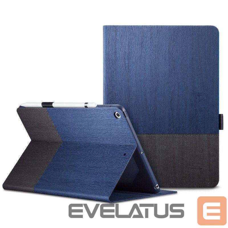 Knygos tipo dėklas ESR Apple iPad Air 3 10.5 Book Case Blue