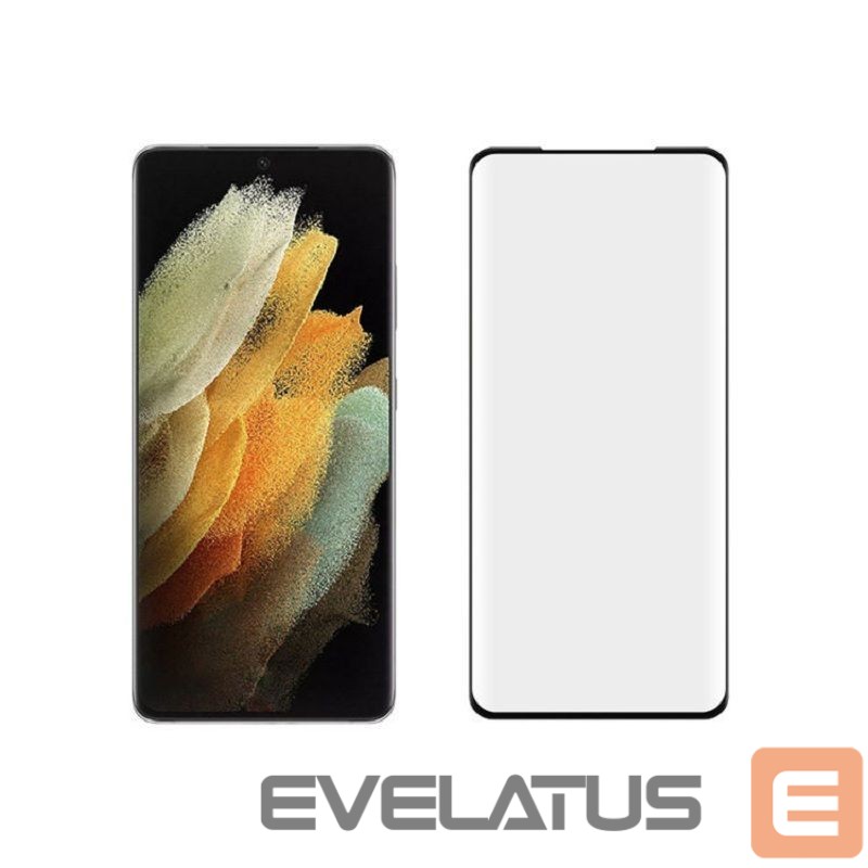 Apsauginiai stiklai Evelatus Samsung Galaxy S21 Ultra 3D Full Cover Japan Glue Glass Anti-Static