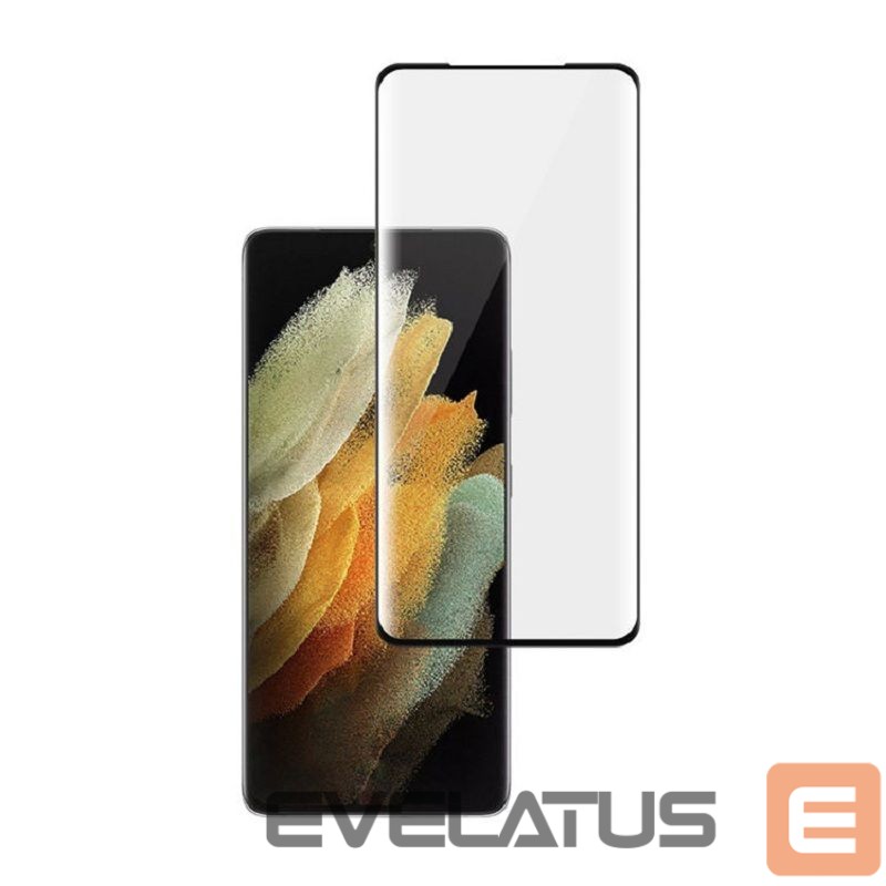 Apsauginiai stiklai Evelatus Samsung Galaxy S21 Ultra 3D Full Cover Japan Glue Glass Anti-Static
