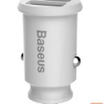 Automobiliniai įkrovikliai Baseus  rain Car Charger mini car charger 2x USB 3.1A white (CCALL-ML02) White