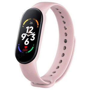 Fitneso apyrankė iWear  SM7 Smart Bracelet 0.96'' TFT - Fitness Tracker IP67 with HR & Blood pressure / Social / Sleep Pink