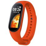 Fitneso apyrankė iWear  SM7 Smart Bracelet 0.96'' TFT - Fitness Tracker IP67 with HR & Blood pressure / Social / Sleep Red