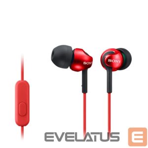 Belaidės ausinės Sony  In-ear Headphones EX series, Red  MDR-EX110AP In-ear, Red 