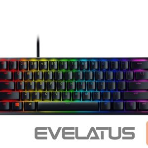 Kompiuterio klaviatūra Razer  Huntsman Mini 60%, Gaming keyboard, Opto-Mechanical, RGB LED light, NORD, Black, Wired 