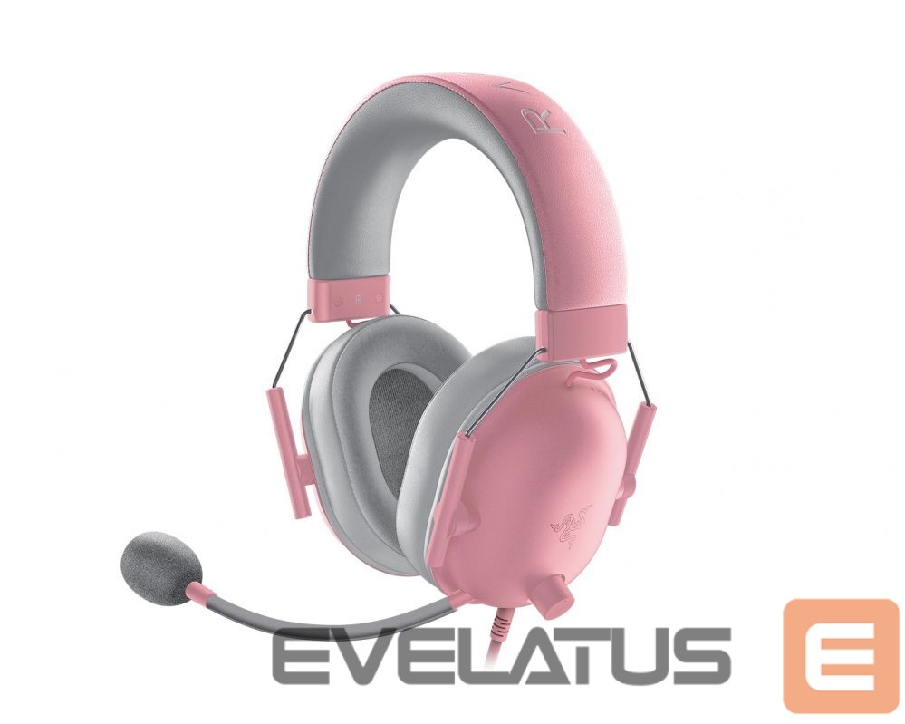 Belaidės ausinės Razer Esports Headset BlackShark V2 X Wired, Over-ear, Microphone, Quartz, 3.5 mm, Noice canceling