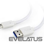 Kabelis Gembird  CABLE USB-C TO USB3 0.1M WHITE/CCP-USB3-AMCM-W-0.1M 