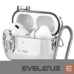Dėklai ausinėms Tech-Protect Apple SLIM HOOK APPLE AIRPODS PRO 1 / 2 Transparent