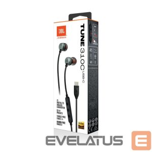 Laidinės ausinės JBL  Tune 310C Black