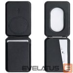 Universali kišenė telefono korpusui Evelatus Universal Magnetic Wallet With Stand Black