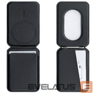 Universali kišenė telefono korpusui Evelatus Universal Magnetic Wallet With Stand Black