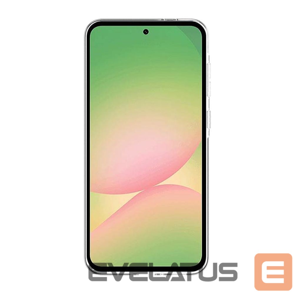 Nugarėlės dėklai Evelatus Samsung Galaxy A57 Clear Silicone Case 1.5mm TPU Transparent