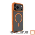 Nugarėlės dėklai Evelatus Apple iPhone 17 Pro Max Hybird Case With MagSafe PC+TPU Orange