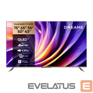 Televizoriai DREAME  TV 65 4K Ultra HD 3840 x 2160 pixels 16:9 QLED Black