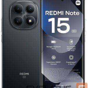 Išmanusis telefonas Xiaomi  Redmi Note 15 5G 6/128GB Black