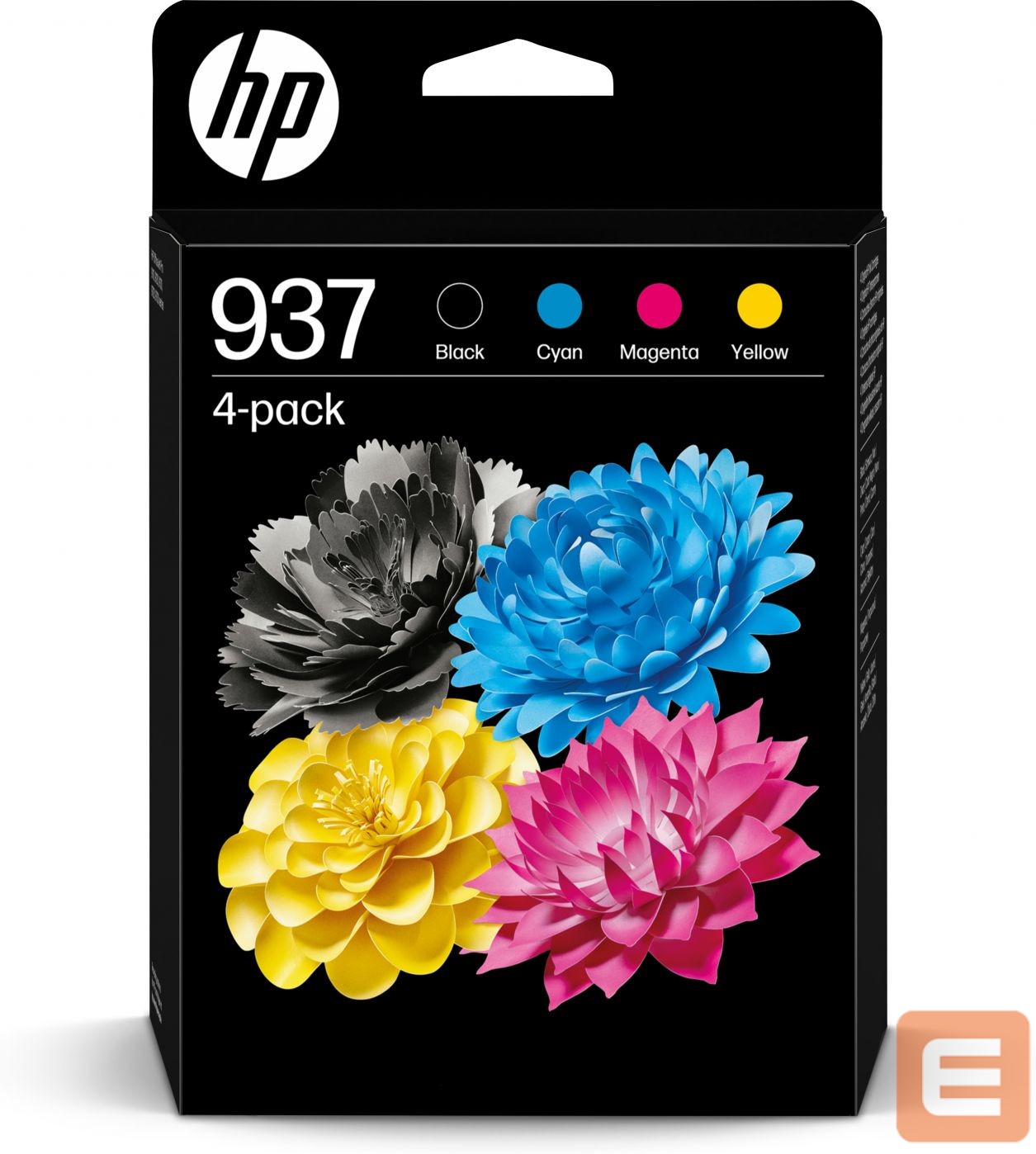 Spausdintuvai HP HP 937 CMYK Original Ink Cartridge 4-Pac