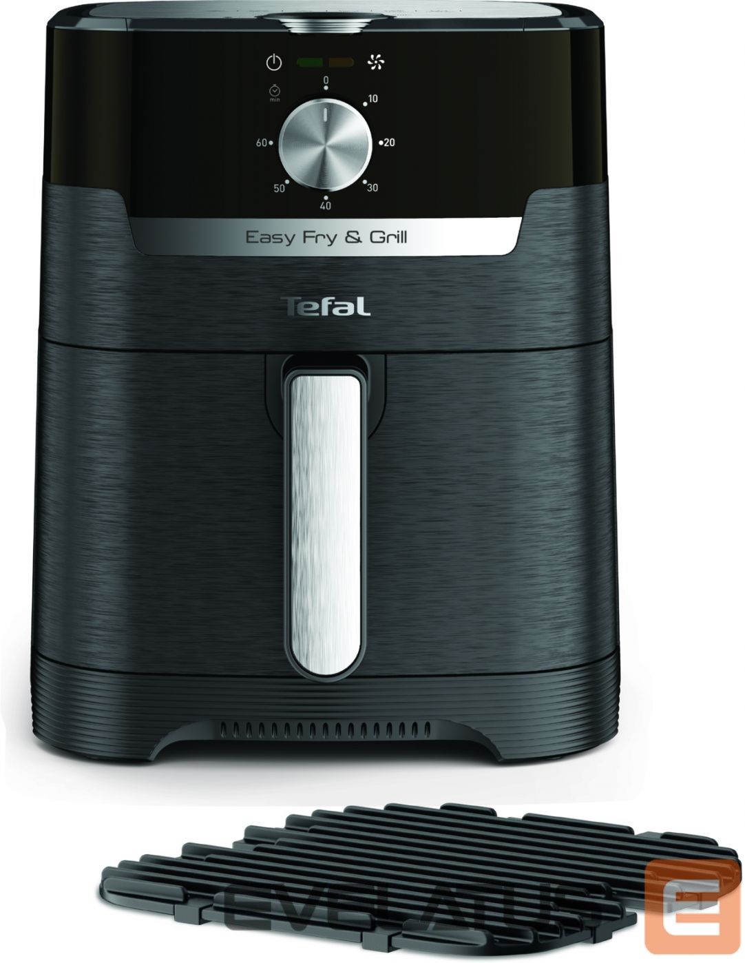 Stalo grotelės TEFAL Fryer Easy Fry and Grill EY501815 Power 1550 W, Capacity 4.2 L, Black