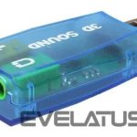 Garso plokštė Gembird  SOUND CARD USB EXT. VIRTUS/SC-USB-02 