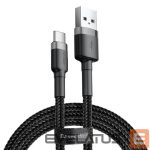 Kabelis Baseus  Baseus Cafule cable USB-C 3A 0.5m (Gray+Black) 