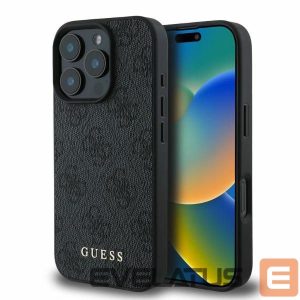 Nugarėlės dėklai Guess  Guess 4G Classic iPhone 16 Pro Case - Black 