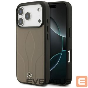 Kitos prekės Mercedes-Benz  Mercedes Leather The Move MagSafe Case for iPhone 17 Pro - Beige 