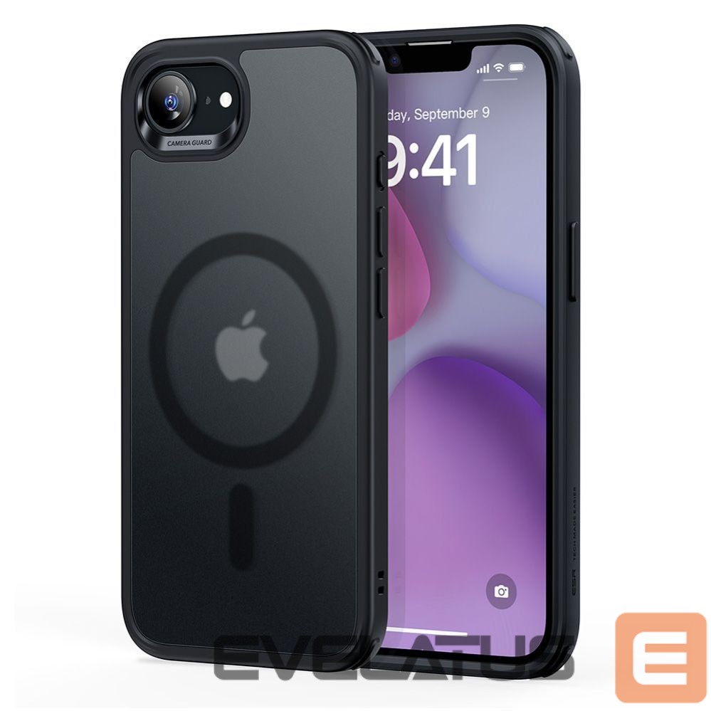 Kitos prekės ESR ESR Classic Hybrid Halolock MagSafe case for iPhone 16e / 17e - black