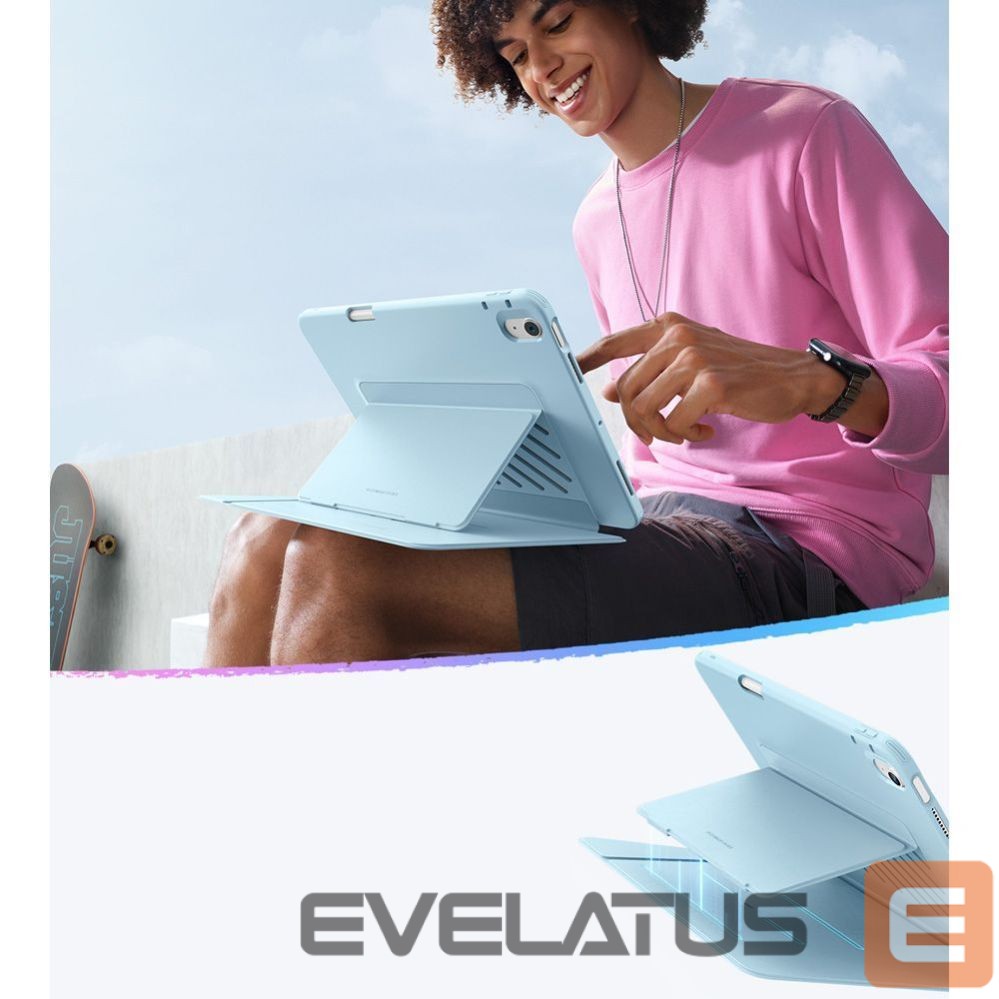 Kitos prekės ESR ESR Flip Hybrid Case for iPad 10.9" (2020/2022) / 11" (2024/2025/2026) - Blue