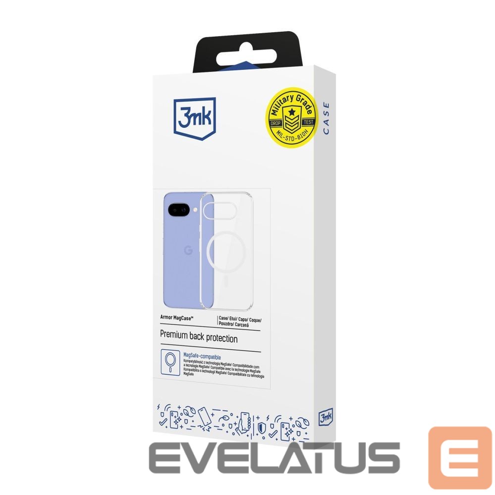 Kitos prekės 3MK 3mk Armor MagCase for Google Pixel 10A - Transparent