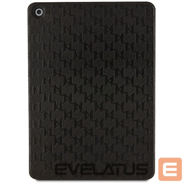 Kitos prekės Karl Lagerfeld Karl Lagerfeld Saffiano Monogram Ikonik Case for iPad 10.2" 2019 (7th gen.) Folio Magnet Allover Cover - Black