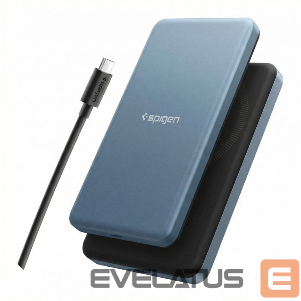 Kitos prekės Spigen Spigen EA2205MQ Essential MagSafe 5000MAH 22.5W QI2 Power Bank - Navy Blue