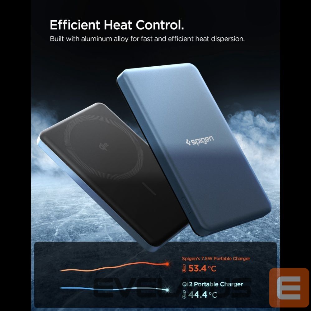 Kitos prekės Spigen Spigen EA2205MQ Essential MagSafe 5000MAH 22.5W QI2 Power Bank - Navy Blue