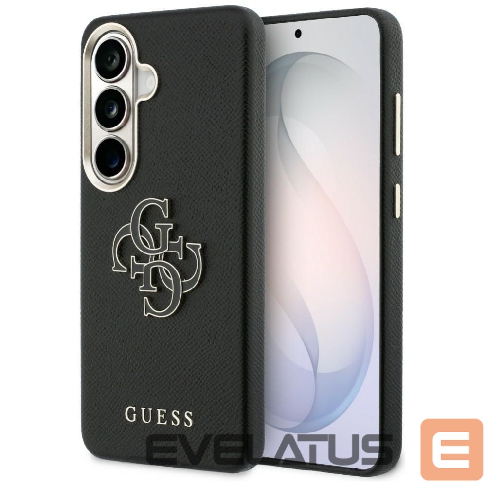 Kitos prekės Guess Guess Grained Big 4G Metal Logo Case for Samsung Galaxy S26+ - Brown