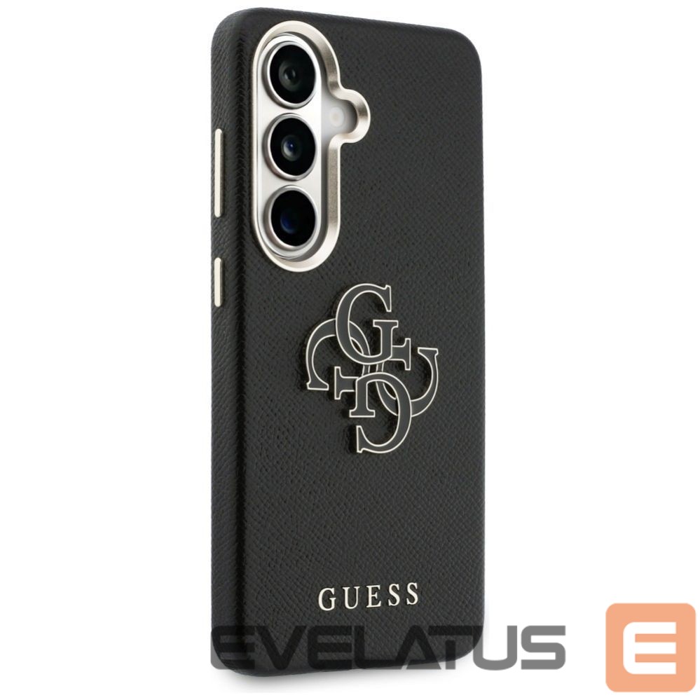 Kitos prekės Guess Guess Grained Big 4G Metal Logo Case for Samsung Galaxy S26+ - Brown