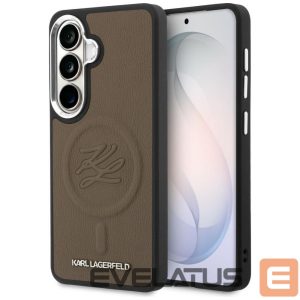 Kitos prekės Karl Lagerfeld  Karl Lagerfeld Embossed Ring Initials MagSafe Case for Samsung Galaxy S26+ - Brown 