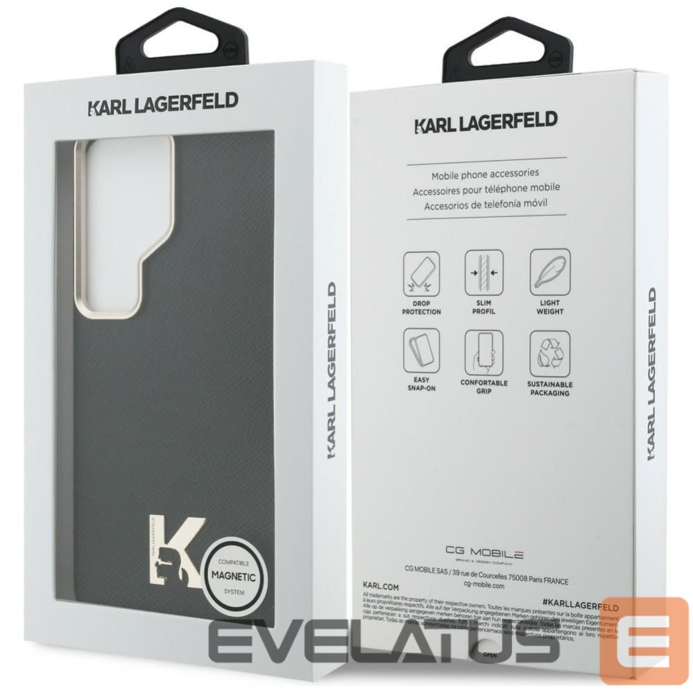 Kitos prekės Karl Lagerfeld Karl Lagerfeld K Metal Logo MagSafe Case for Samsung Galaxy S26 Ultra - Black