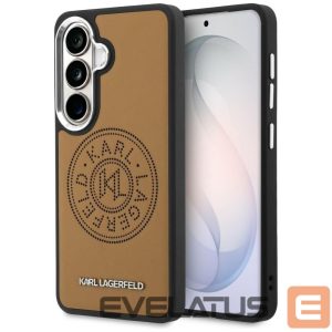 Kitos prekės Karl Lagerfeld  Karl Lagerfeld Perforated KL MagSafe Case for Samsung Galaxy S26 - Brown 