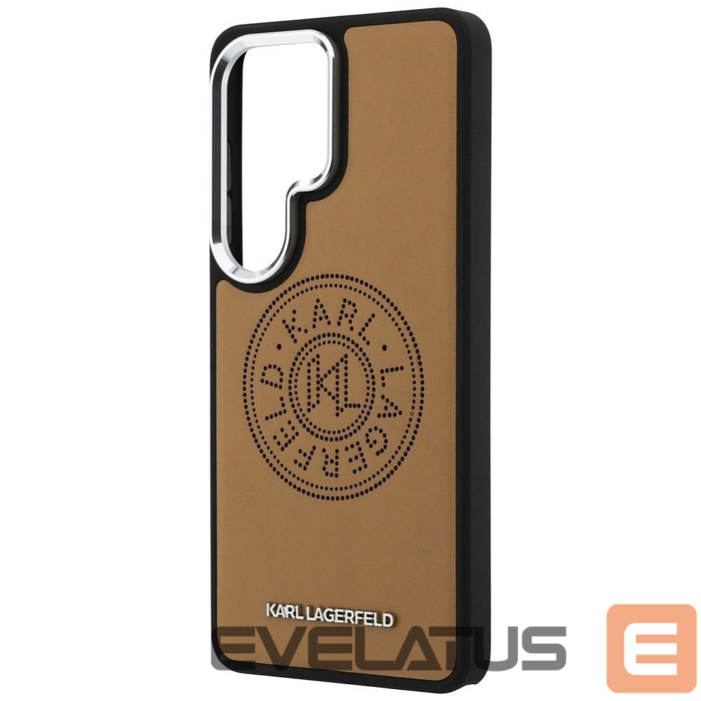 Kitos prekės Karl Lagerfeld Karl Lagerfeld Perforated KL MagSafe Case for Samsung Galaxy S26 Ultra - Brown