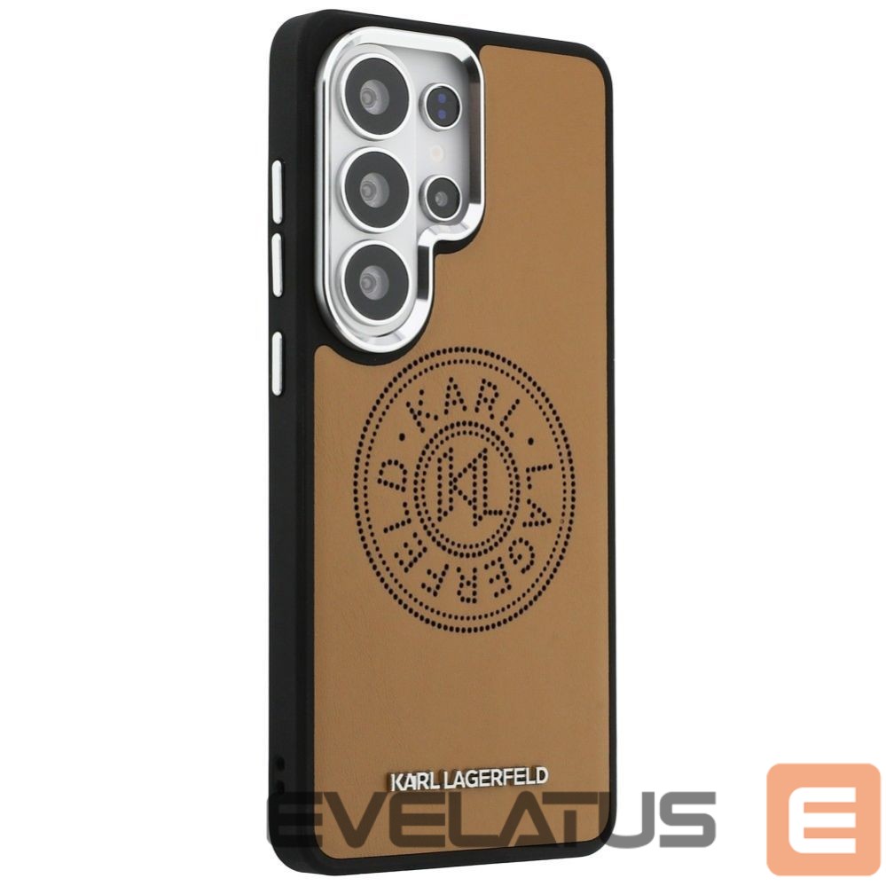 Kitos prekės Karl Lagerfeld Karl Lagerfeld Perforated KL MagSafe Case for Samsung Galaxy S26 Ultra - Brown
