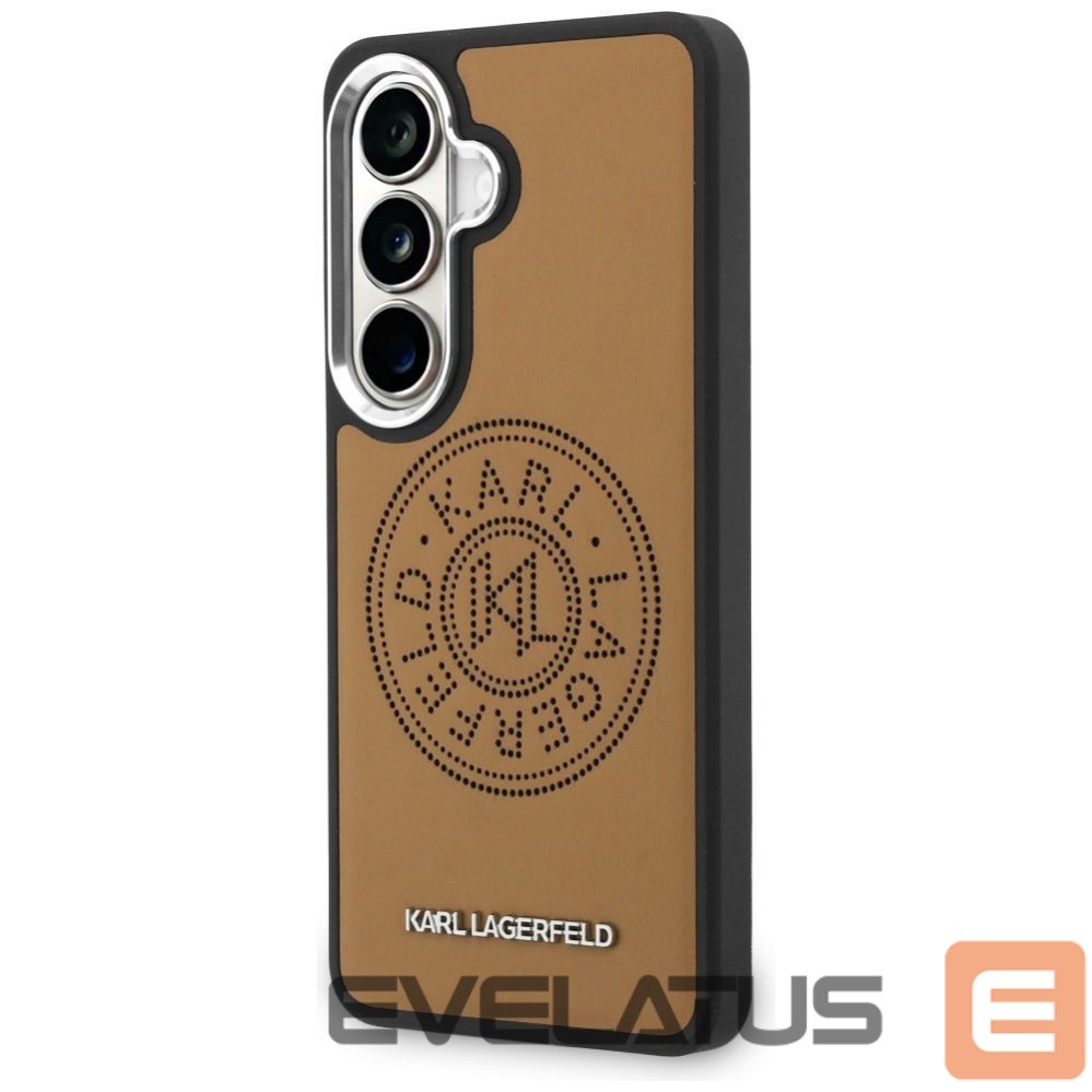 Kitos prekės Karl Lagerfeld Karl Lagerfeld Perforated KL MagSafe Case for Samsung Galaxy S26+ - Brown