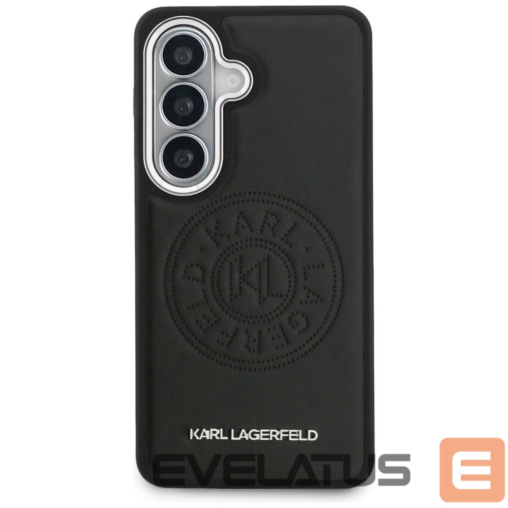 Kitos prekės Karl Lagerfeld Karl Lagerfeld Perforated KL MagSafe Case for Samsung Galaxy S26+ - Black