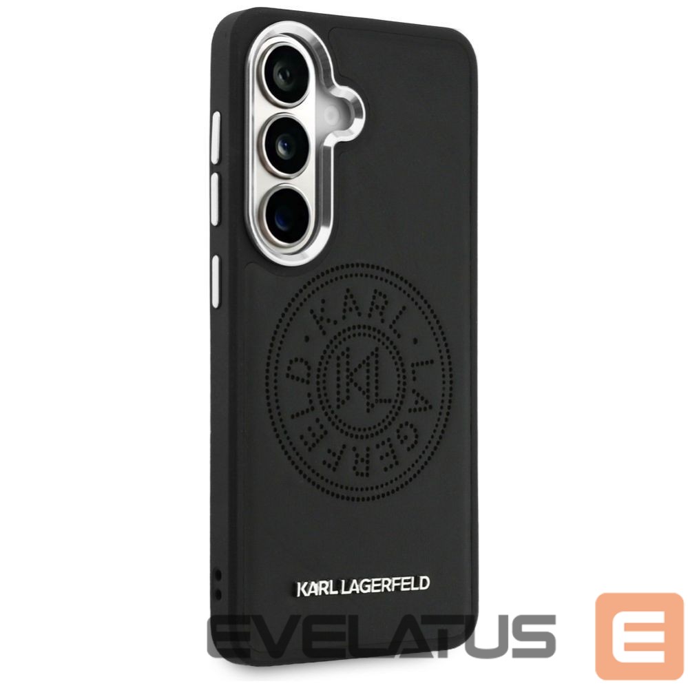 Kitos prekės Karl Lagerfeld Karl Lagerfeld Perforated KL MagSafe Case for Samsung Galaxy S26+ - Black