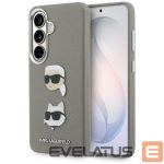 Kitos prekės Karl Lagerfeld  Karl Lagerfeld Saffiano Double Heads Metal case for Samsung Galaxy S26 - silver 