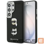 Kitos prekės Karl Lagerfeld  Karl Lagerfeld Saffiano Double Heads Metal Case for Samsung Galaxy S26 Ultra - Black 