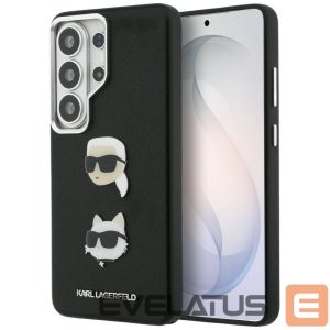 Kitos prekės Karl Lagerfeld  Karl Lagerfeld Saffiano Double Heads Metal Case for Samsung Galaxy S26 Ultra - Black 