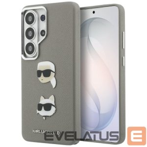Kitos prekės Karl Lagerfeld  Karl Lagerfeld Saffiano Double Heads Metal case for Samsung Galaxy S26 Ultra - silver 