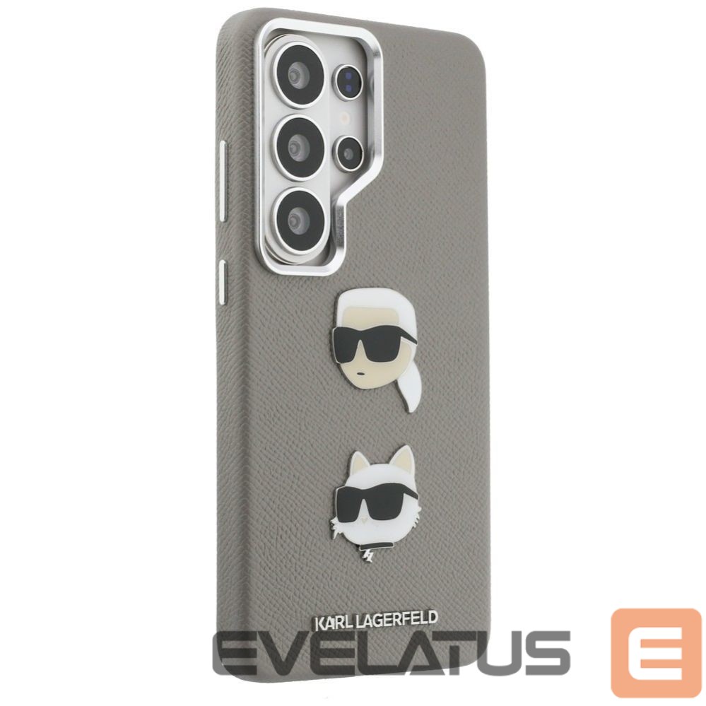 Kitos prekės Karl Lagerfeld Karl Lagerfeld Saffiano Double Heads Metal case for Samsung Galaxy S26 Ultra - silver